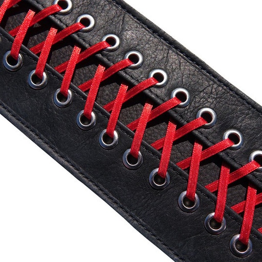 [RI117607] Richter Paul Landers Signature Guitar Strap Black / Red