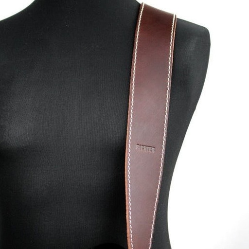 [RI117640] Richter Raw II Contour Guitar Strap Torro Brown
