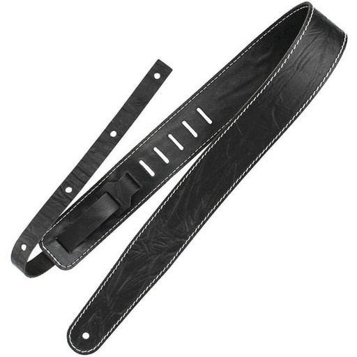 [RI117642] Richter Raw II Contour Guitar Strap Wrinkle Black