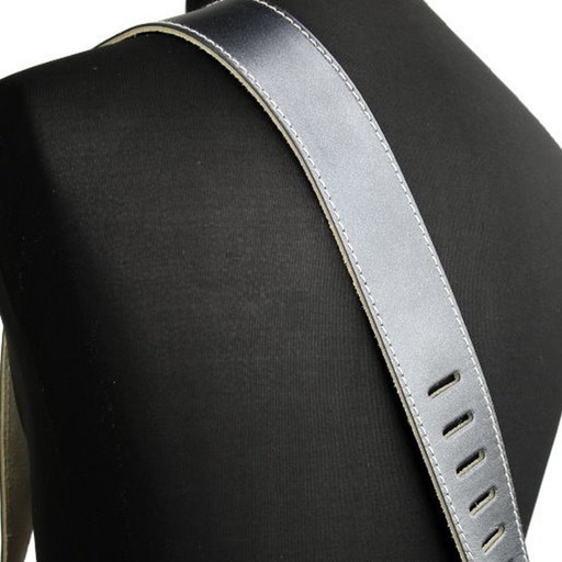 [RI117659] Richter Raw II Metallic Guitar Strap Titan