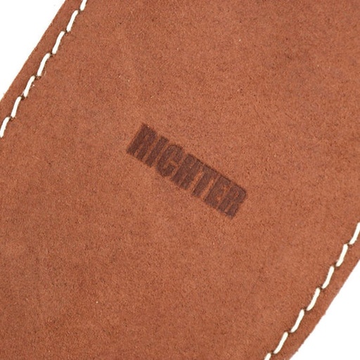 [RI117683] Richter Raw III Contour Guitar Strap Waxy Suede Brown