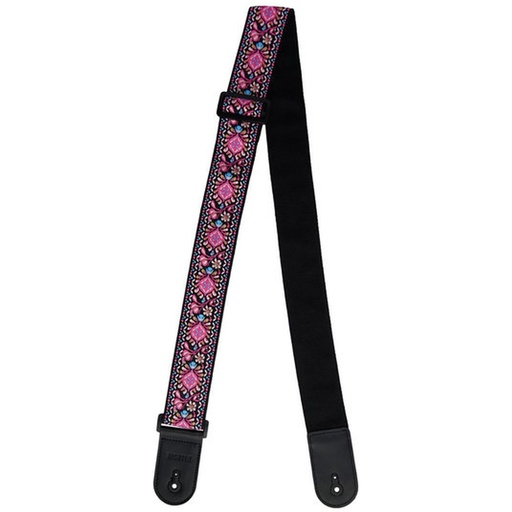 [RI117699] Richter Retro Guitar Strap Red / Black