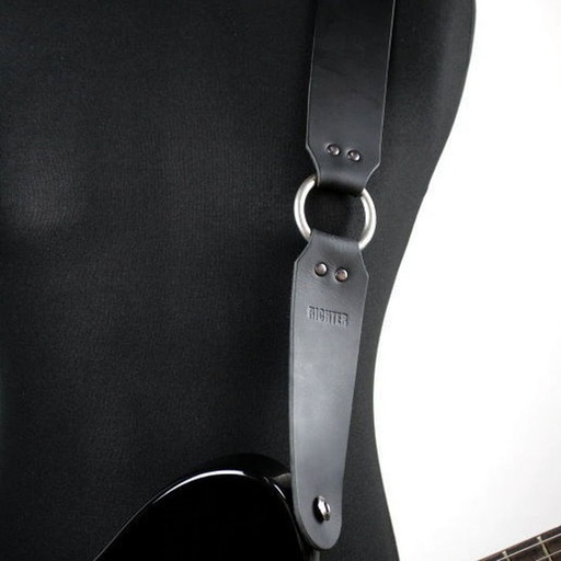 [RI117718] Richter Ring Guitar Strap Black