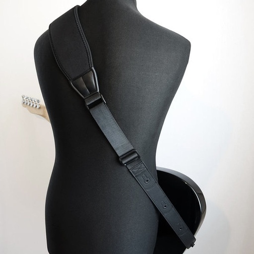 [RI117809] Richter Ultra Comfort Ergo Strap Guitar Strap Black