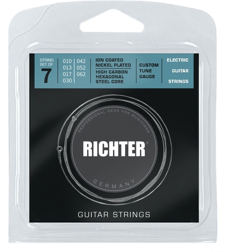 [RI117463] Richter Electric Guitar Strings 7 String 010 - 062