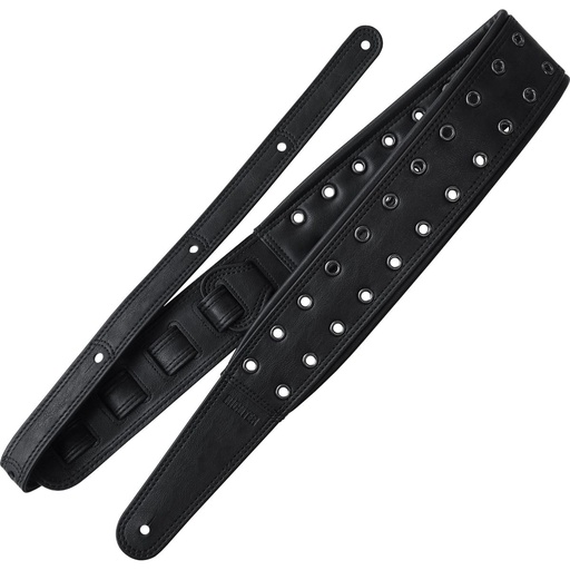 [RI117519] Richter Blackness Guitar Strap Gunblack Grommets