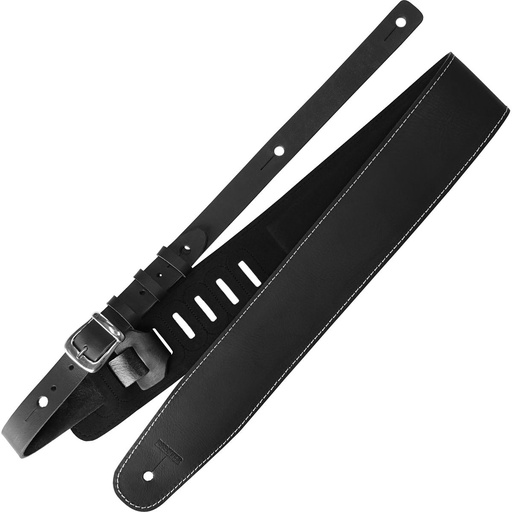 [RI117551] Richter Luxury Guitar Strap Buffalo Black