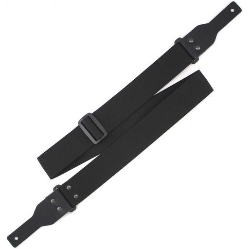 [RI117610] Richter Racoon Guitar Strap Black