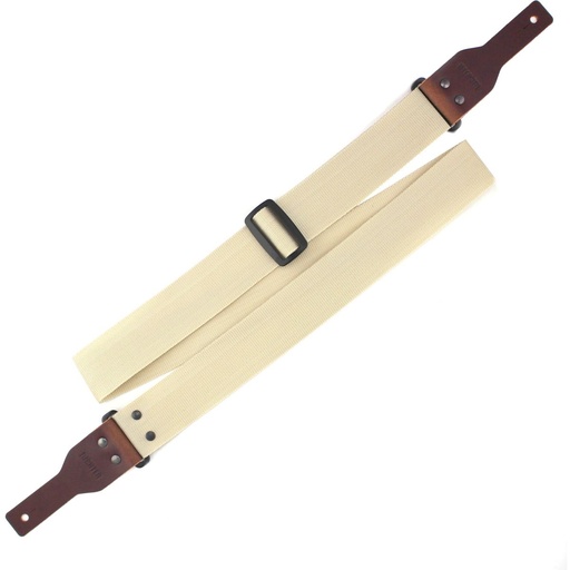 [RI117616] Richter Racoon Guitar Strap Beige / Brown