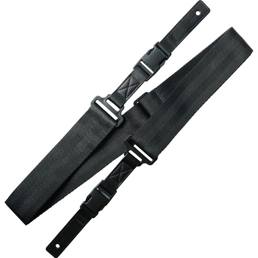 [RI117759] Richter Snapbuckle Guitar Strap Black