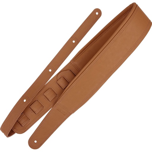 [RI117774] Richter Springbreak I Leatherette Guitar Strap Lightbrown