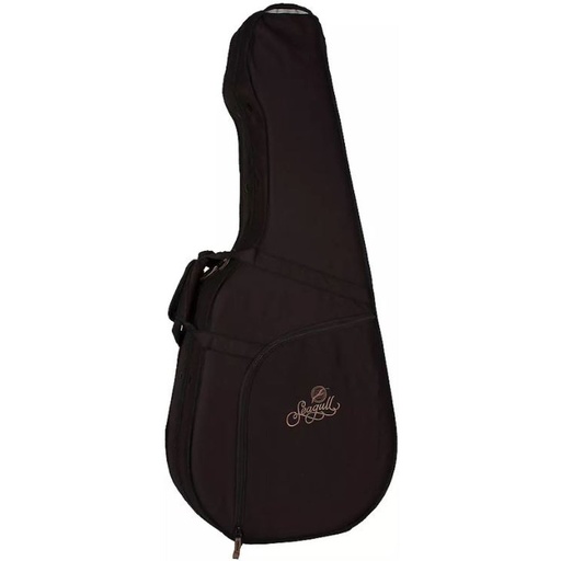 [G041466] Seagull Concert Hall (CH)/Folk - Deluxe Black w/ Seagull Logo