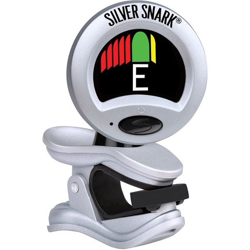 [SIL1] Snark Tuner Silver Clip On Chromatic Guitar Tuner - Silver