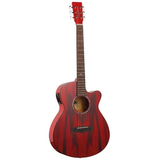 [TA4 CE RD] Tanglewood Azure Quilted Ash Red
