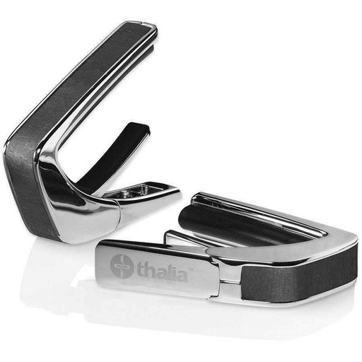 [THCC200EI] Thalia Capos Chrome Finish Capo w/ Ebony Inked Inlay