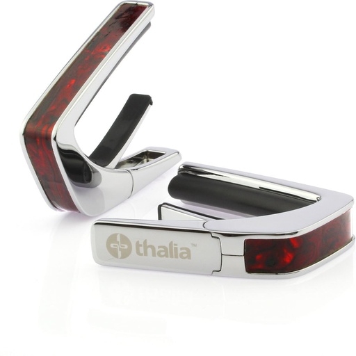 [THCC200CP] Thalia Capos Chrome Finish Capo w/ Crimson Paua Inlay