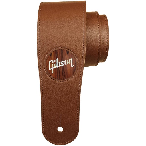 [TH-GIBST-02] Thalia Capos Gibson 2.5 Brown Strap - Rosewood w/ Gibson Pearl Logo