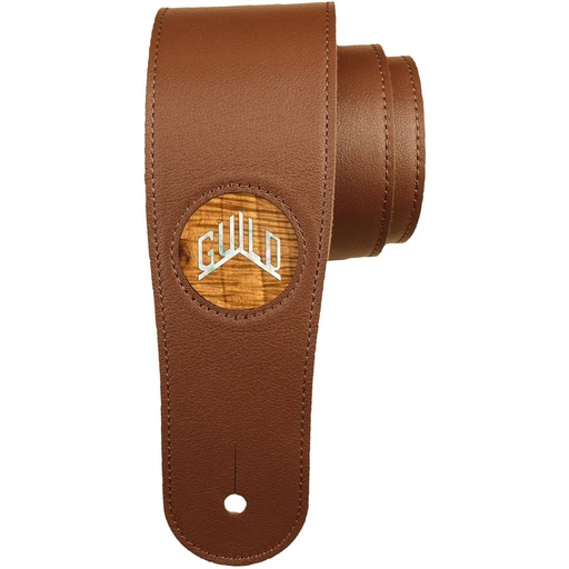 [TH-GLDST-05] Thalia Capos Guild 2.5 Brown Strap - AAA Hawaiian Koa w/ Guild Pearl Logo