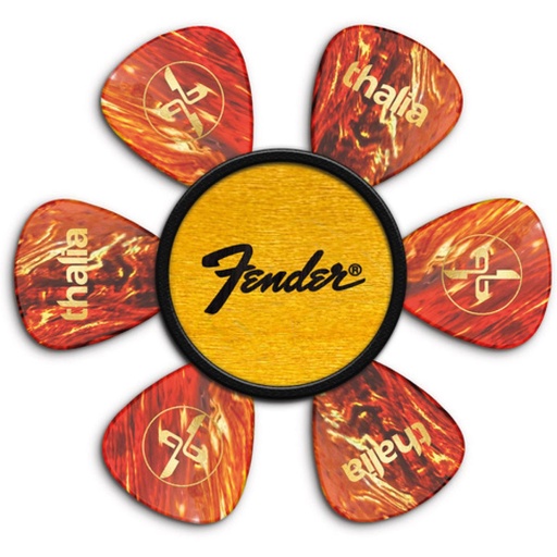 [TH-FENPP-10] Thalia Capos Fender Pick Puck - Maple - Black Perrin Logo