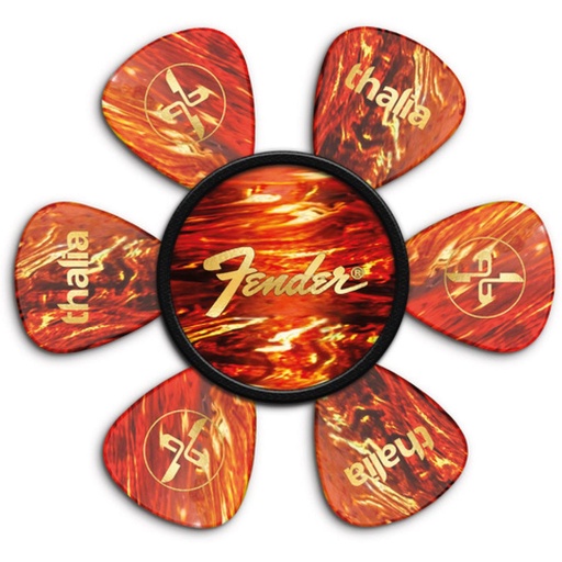 [TH-FENPP-04] Thalia Capos Fender Pick Puck - Tortoise - Perine Logo