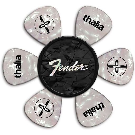 [TH-FENPP-14] Thalia Capos Fender Pick Puck - Black - Perine Logo