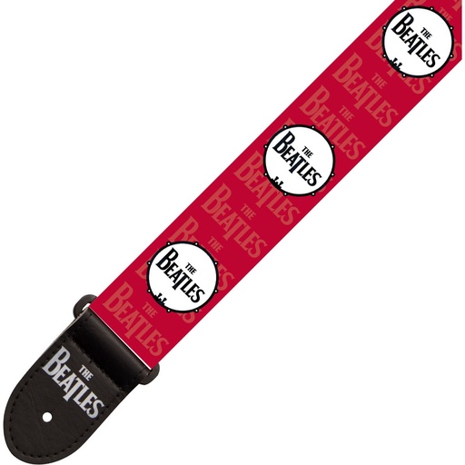 [BEATGS1] The Beatles Guitar Strap - Red