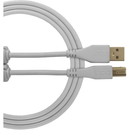 [U95001WH] UDG Ultimate Audio Cable USB 2.0 A-B White Straight 1m
