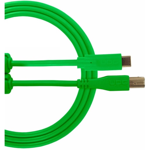 [U96001GR] UDG Ultimate Audio Cable USB 2.0 C-B Green Straight 1.5m