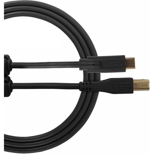 [U96001BL] UDG Ultimate Audio Cable USB 2.0 C-B Black Straight 1.5m