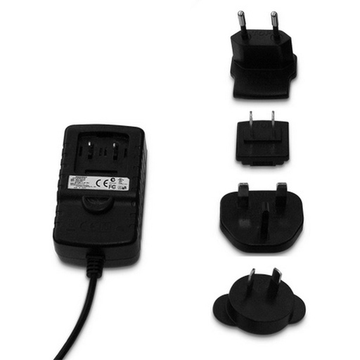 [U10815] UDG Creator 5V/2A Power Adapter With Exchangeable Adapter Plugs (Euro/US/UK/SAA)