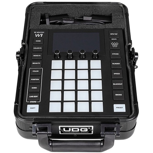 [U93019BL] UDG Ultimate Pick Foam Flight Case Wolfmix W1 Black