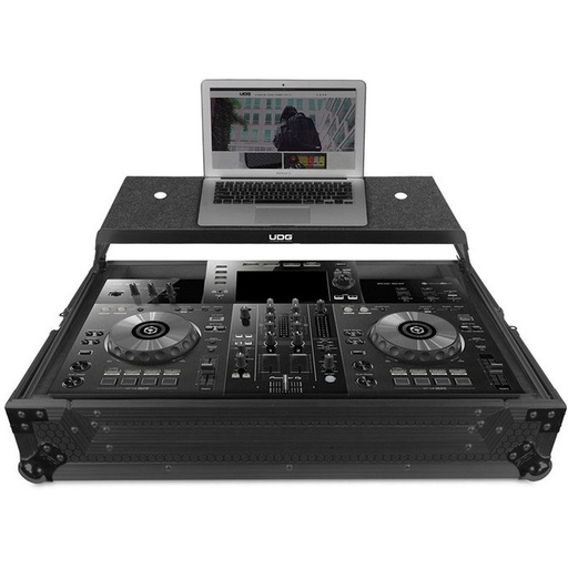 [U91065BL] UDG Ultimate Flight Case Pioneer XDJ-RR Black Plus (L+W)