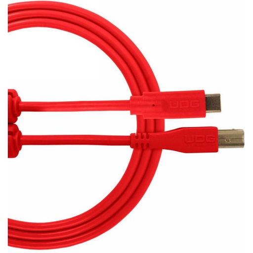 [U96001RD] UDG Ultimate Audio Cable USB 2.0 C-B Red Straight 1.5m
