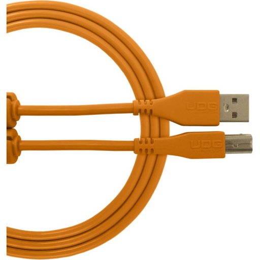 [U95001OR] UDG Ultimate Audio Cable USB 2.0 A-B Orange Straight 1m