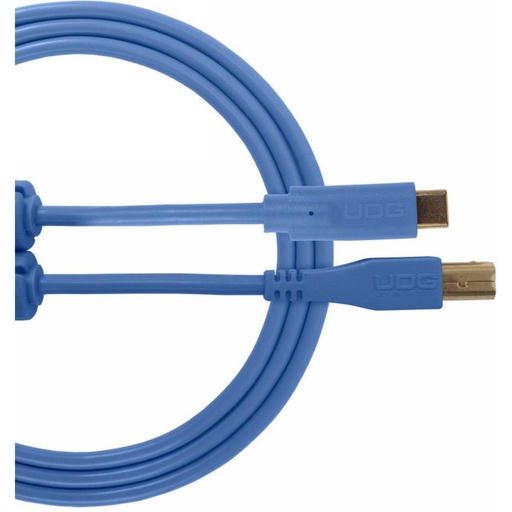 [U96001LB] UDG Ultimate Audio Cable USB 2.0 C-B Light Blue Straight 1.5m