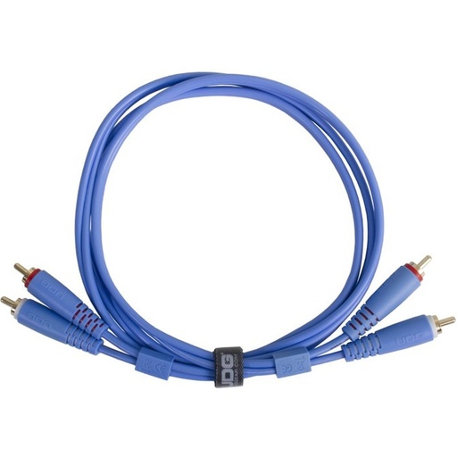 [U97003LB] UDG Ultimate Audio Cable Set RCA - RCA Blue Straight 3m