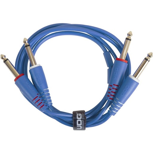 [U97004LB] UDG Ultimate Audio Cable Set 1/4&amp;#039;&amp;#039; Jack-1/4&amp;#039;&amp;#039; Jack Blue Straight 3m