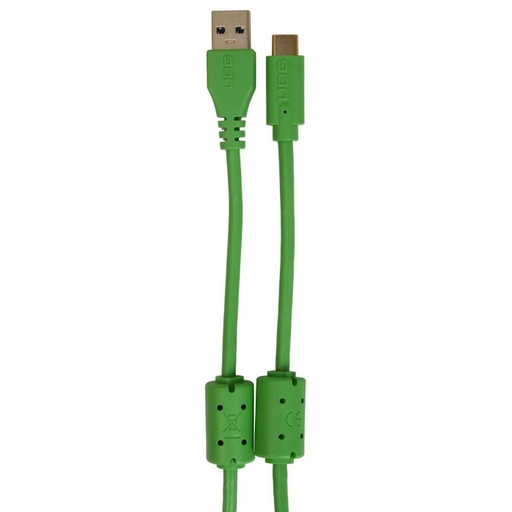 [U98001GR] UDG Ultimate Audio Cable USB 3.0 C-A Green Straight 1.5m
