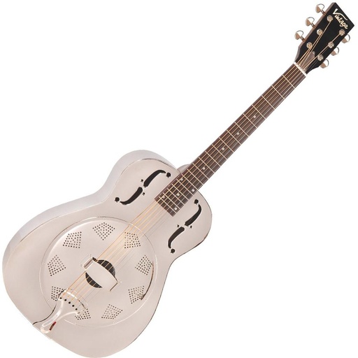 [AMG1] Vintage Metal Body Resonator Guitar