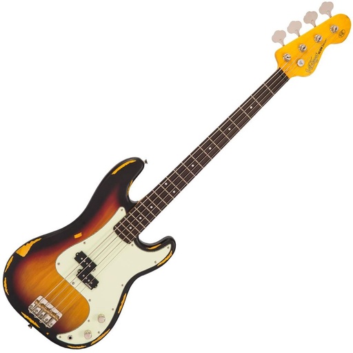 [V4MRSSB] Vintage V4 Icon Bass - Distressed Sunset Sunburst