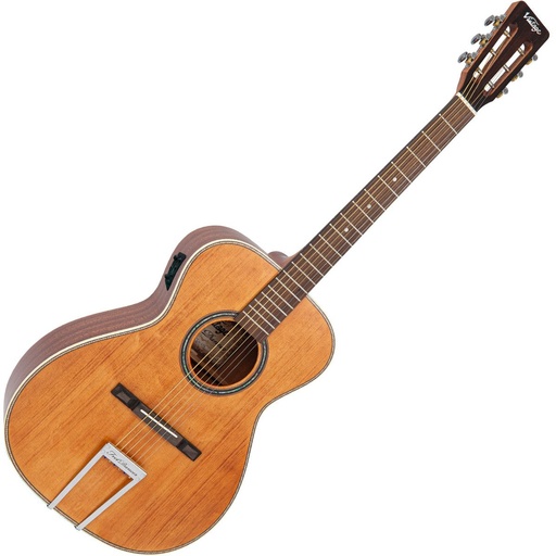 [VE600N] Vintage 6 String Fret Dancer Electro Acoustic Guitar
