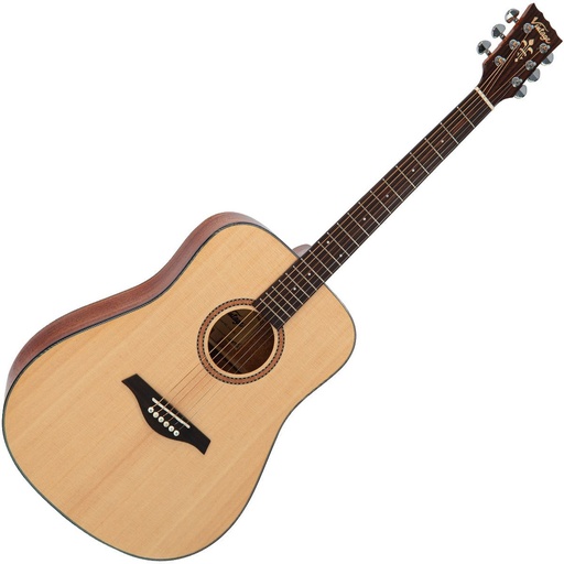 [V1350N] Vintage Performer Series - All Solid Folk Acoustic - Natural Gloss