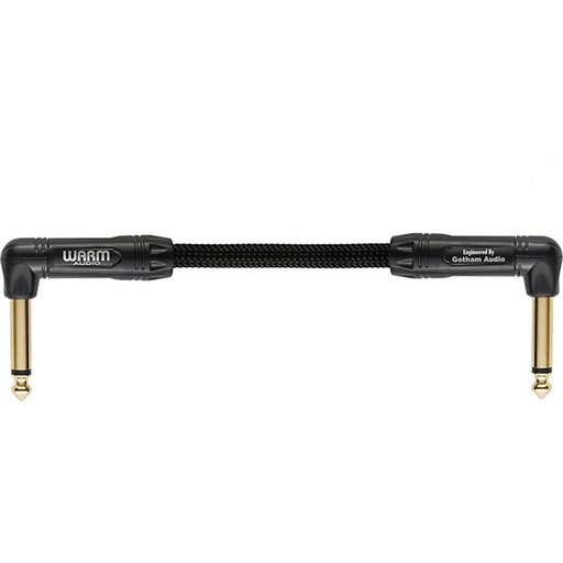 [WAPREMTS2RT06] Warm Audio Premier Series - Both Ends Rgt-Angle Instrument Cable 6 inch (0.2 M)