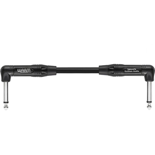 [WAPROTS2RT01] Warm Audio Pro Series - Both Ends Rgt-Angle Instrument Cable 1&amp;#039; (0.3 M)
