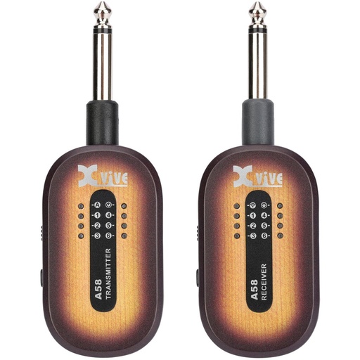 [XA58VSB] Xvive A58 - 5.8GHz Wireless Guitar System Wcase - Vintage Sunburst