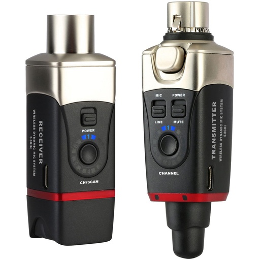 [XU35] Xvive U35 - 5.8 GHz Microphone Wireless System - Black