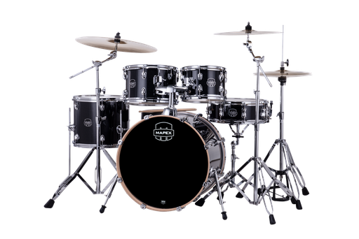 [MXVE5045FTZVH] MAPEX Venus, Fusion, Black Galaxy Sparkle #VH,incl ZILDJIAN bekken