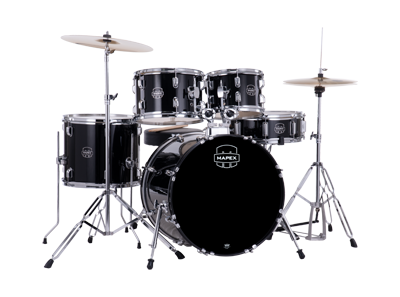 [MXCM5044FTCDK] MAPEX komplete set, Comet, Fusion, Dark Black #DK, incl. bekken