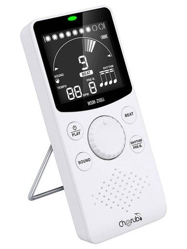 [WSM-210Li] Cherub WSM210Li Rechargeable Metronome With 10 Voices And Rhythms 