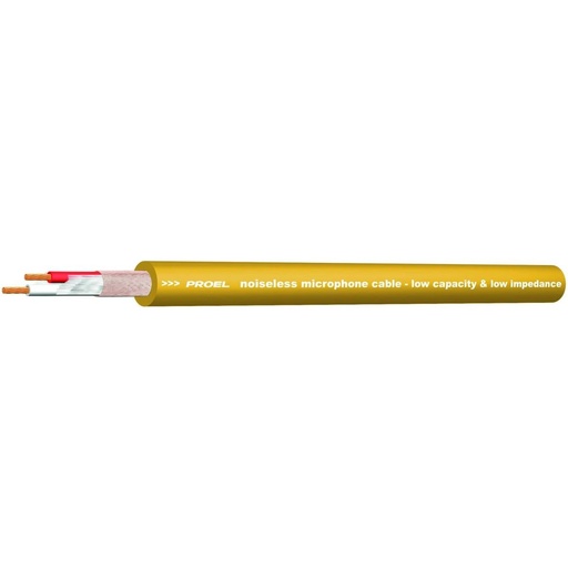 [HPC210YE] Proel HPC210 Balanced Microphone Cable In Reel Yellow